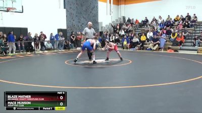 138 lbs Cons. Semi - Mace Munson, Jesup Mat Club vs Blaze Mather, Delaware County Wrestling Club