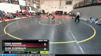 111 Girls Round 4 - Hana Banner, Chatfield Wrestling Club vs Susie Elderbaum, Woodland Park HS Girls