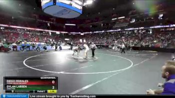 D3-285 lbs Quarterfinal - Dylan Larsen, Shiocton vs Diego Morales, Cedar Grove-Belgium