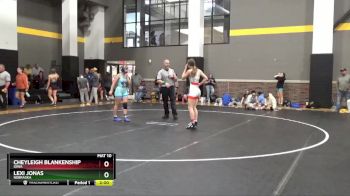 124 lbs Round 3 - Cheyleigh Blankenship, Iowa vs Lexi Jonas, Nebraska