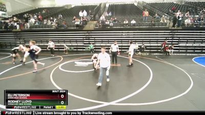 193 lbs Cons. Round 4 - Eli Peterson, Davis High School vs Rodney Lloyd, Syracuse High School