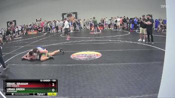 150 lbs Quarterfinal - Israel Graham, Dixie Hornets vs Uriah Green, NoWorries