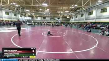 65 lbs Champ. Round 2 - Collin Roeber, Siouxland Wrestling Academy vs Tucker Hastings, American Outlaws