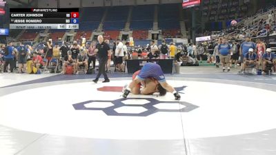 285 lbs Champ. Rd Of 32 - Carter Johnson, North Dakota vs Jesse Romero, Missouri