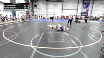 80 lbs Rr Rnd 1 - Maxim Smirnov, Mat Warriors Yellow vs Hunter Meyers, Brady Strong