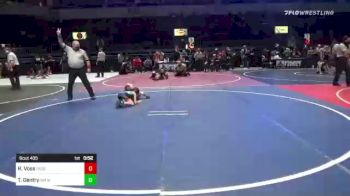 49 lbs Semifinal - Redek Voss, Roseburg Mat Club vs Tommy Gentry, NM WolfPack