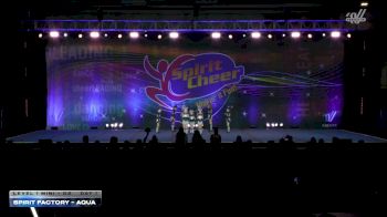 Spirit Factory - Aqua [2026 L1 Mini - D2 Day 1] 2026 Spirit Cheer Grand Nationals