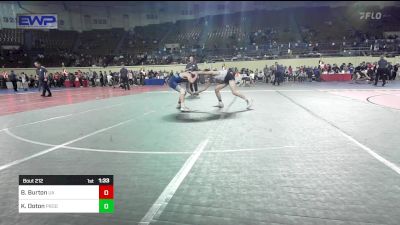 128 lbs Semifinal - Bryson Burton, Unattached Assassins vs Kylan Ooton, Prodigy Elite Wrestling