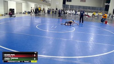 85 lbs Semis & 1st Wrestleback (8 Team) - Ryder Pahl, Pine Island vs Owen Tireman, Hastings