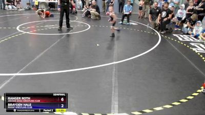 45 lbs Semifinal - Ranger Roth, Anchor Kings Wrestling Club vs Brayden Hale, Rogue Wrestling Club