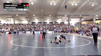 A 150 lbs Champ. Round 1 - Chance Serrano, Munford High School vs Owen Hassler, Greenbrier High School