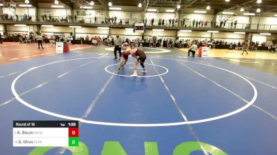 135 lbs Round Of 16 - Aidan Baum, Doughboy vs Daniel Olivo, Olympic