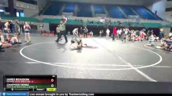 45 lbs Round 2 (3 Team) - James Beaudoin, Eastside Youth Wrestling vs Chapman Henke, Team Bear Wrestling Club Red
