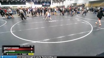 108 lbs Quarterfinal - Zeke Ranvek, MN vs Bentley Hawkins, MI