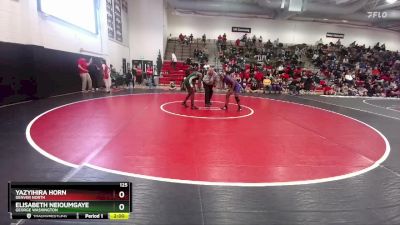 125 lbs Cons. Round 2 - Elisabeth Neioumgaye, George Washington vs Yazyihira Horn, Denver North