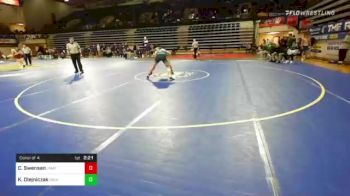 157 lbs Consi Of 4 - Cael Swensen, Unattached-South Dakota State vs Kaleb Olejniczak, Northern Iowa