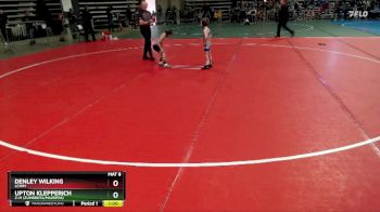45 lbs Champ. Round 1 - Upton Klepperich, Z-M (Zumbrota/Mazeppa) vs Denley Wilking, LCWM