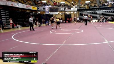 184 lbs Cons. Round 4 - Matthew Rodriguez, Fort Hays State University vs Mitchell Peabody, Nebraska-Kearney