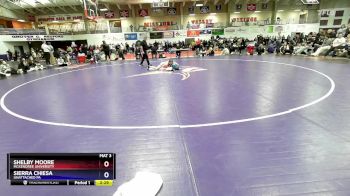 124 lbs 1st Place Match - Shelby Moore, McKendree University vs Sierra Chiesa, Unattached PA