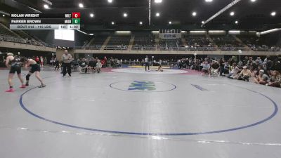 115 lbs Round Of 16 - Nolan Wright, Milton vs Parker Brown, Middletown