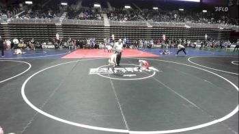 61 lbs Quarterfinal - Aiden Garcia, Heights WC vs Greyson Clarke, Wyoming Underground