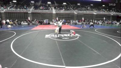 61 lbs Quarterfinal - Aiden Garcia, Heights WC vs Greyson Clarke, Wyoming Underground