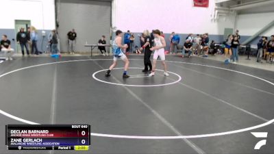 152 lbs Round 3 - Declan Barnard, Anchor Kings Wrestling Club vs Zane Gerlach, Avalanche Wrestling Association