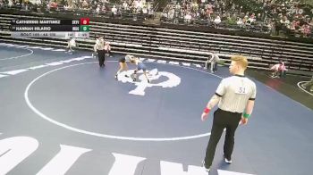 4A 100 lbs Quarterfinal - Catherine Martinez, Sky View vs Hannah Hilario, Ridgeline