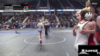 90 lbs Cons. Round 1 - Kyzer Kasl, Jr Viking vs Levi Jaeger, DC Wrestling Acad