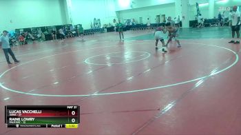 165 lbs Round 9 (10 Team) - Raine Lowry, Palm Bay vs Lucas Vacchelli, AAWA