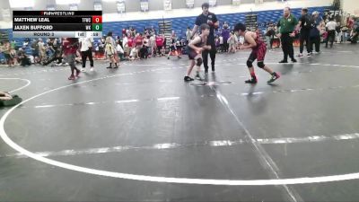 85/90 Round 3 - Jaxen Bufford, White Knoll vs Matthew Leal, Tech Fall Wrestling Club