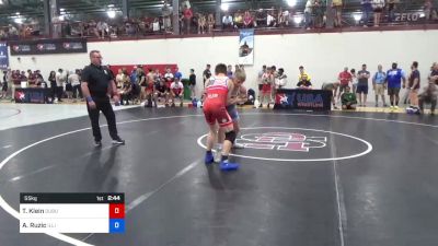 55 kg Quarterfinal - Tyler Klein, Dubuque RTC vs Anthony Ruzic, Illinois