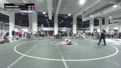 Cons. Round 3 - Addison Palmer, Thorobred Wrestling Club vs Vivienne Popadiuc, 505 Wrestling Club