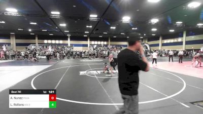 64 lbs Semifinal - Alana Nunez, Pounders WC vs Lilly Rollans, Gold Rush Wr Acd