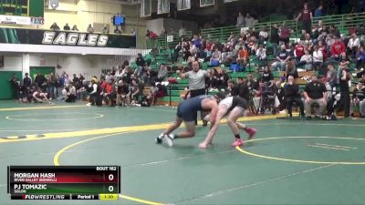 150 lbs Champ. Round 2 - Morgan Hash, River Valley (bidwell) vs PJ Tomazic, Solon