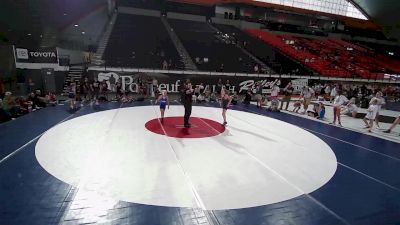 75 lbs Camille Fisher, Idaho 14U Girls vs Kenzlee Ledbetter, Utah 14U Girls