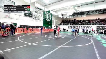 140 lbs Champ. Round 2 - Rylee Moorehead, Elsinore vs Zuelyca Guerrero, Montclair