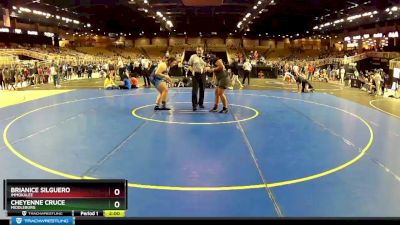 190 lbs Semifinal - Cheyenne Cruce, Middleburg vs Brianice Silguero, Immokalee