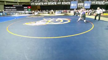Boys 1A 190 lbs Cons. Round 2 - Meltiar Hatch, Lakeside (Nine Mile Falls) vs Wyatt Bacon, Nooksack Valley