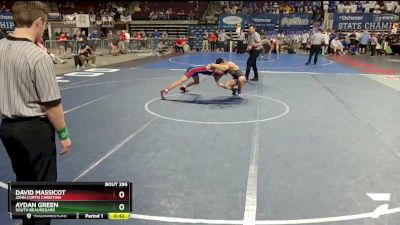 D 3 150 lbs Cons. Semi - David Massicot, John Curtis Christian vs Aydan Green, South Beauregard