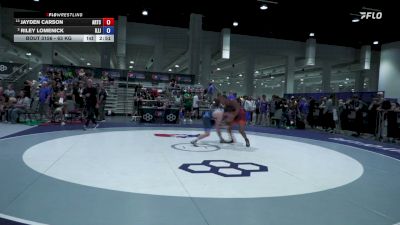 63 kg Cons. Quarters - Jayden Carson, Arkansas Regional Training Center vs Riley Lomenick, Illinois