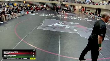 107 lbs Round 1 (4 Team) - Rex Lancaster, Holmen vs Evan Marvin, Apple Valley