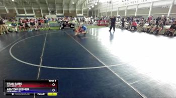 132 lbs Quarterfinals (8 Team) - Teag Saito, New Jersey vs Ashton Besmer, California