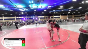 123 lbs Semifinal - Nickolas Valencia, Juggernaut WC vs Jassiah Padilla, NM Royalty