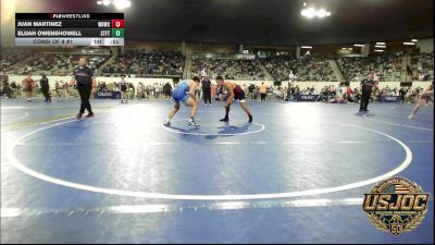 140 lbs Consi Of 8 #1 - Juan Martinez, Warhorse Wrestling Club vs Elijah OwensHowell, Standfast