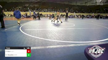 110 lbs Final - Paezlie Kerr, Tuttle Elite Wrestling Club vs Sophia Rosales, Amped Wrestling Club