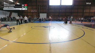 125 lbs Round Of 16 - Graydon Martin, Srhs vs Wiliam Russell, Kd Training Center