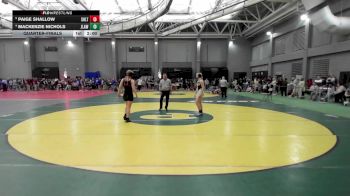 138 lbs Quarterfinal - Paige Shallow, Shelton vs Mackenzie Nichols, Jonathan Law