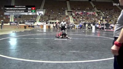 6A 106 lbs Cons. Round 3 - Ladarrius Poellnitz, Mcadory vs William (colt) Hadaway, Russell County