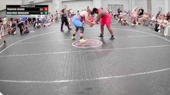 285 lbs Round 4 (6 Team) - Brayden Benjamin, Mat Assassins vs Travion Heard, C2X Academy